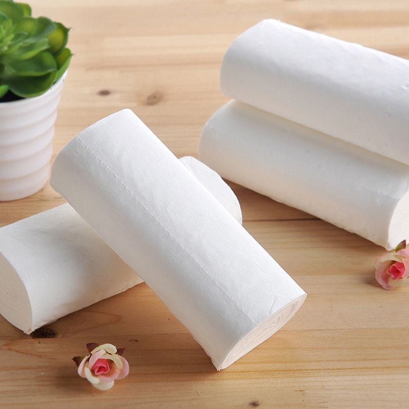 12 Rolls Toilet Paper No Fluorescent Agent Soft Stronge 4-Ply Sheets Bath Tissue