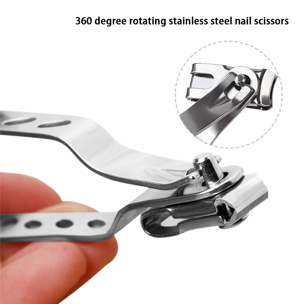 Stainless Steel Nail Toe Clipper Cutter Trimmer Scissor Manicure Pedicure Tool