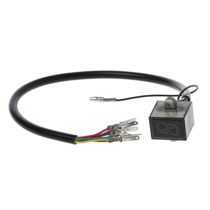 Motorcycle Gear Indicator 6-Speed Digital Display Off-Road Motocross Light General Application Neutral Motor Spare Parts