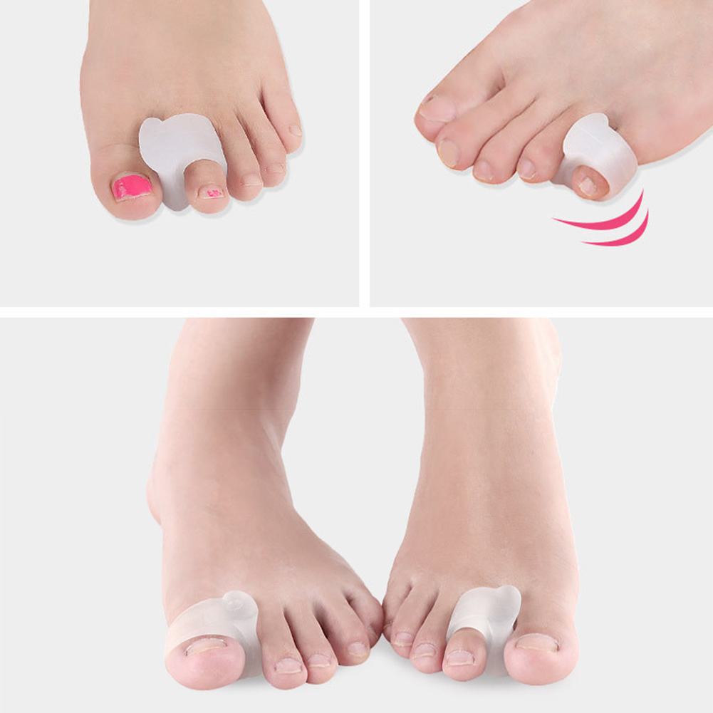 1-10 Pairs Silikon Zehen Separator Bunion Knochen Ektropium Teller Toes Außen Appliance Fuß Pflege Werkzeuge Hallux Valgus Corrector