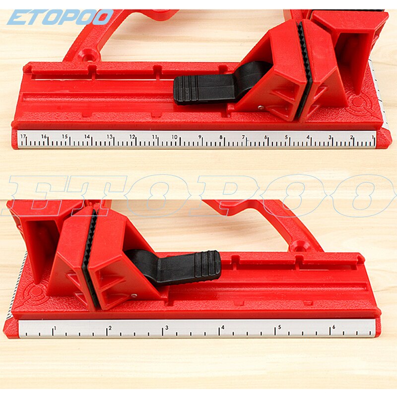 90 Degree Angle Clamp Right Angle Clip Plastic Corner Wooden Clamp Frame Stitching Positioner Fixed Angle For Woodworking Tools