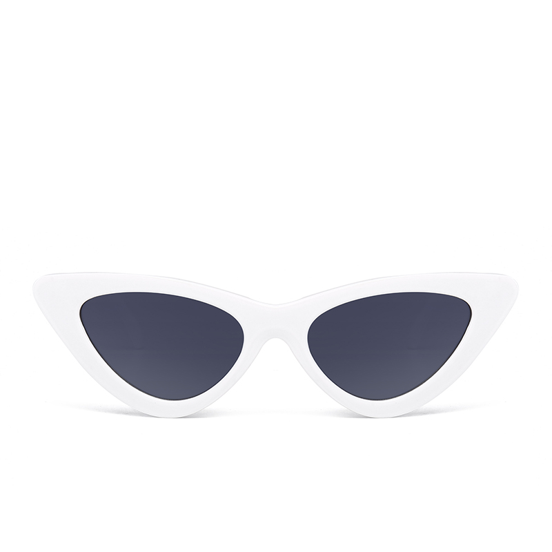 Vintage lunettes de soleil yeux de chat femmes concepteur personnalité exagérée dames lunettes Oculos Lunette Femme: Wgray