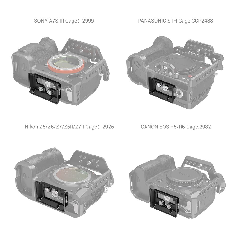SmallRig Arca-Type Quick Release Plate for DJI RS 2 and RSC 2 Gimbal 3154