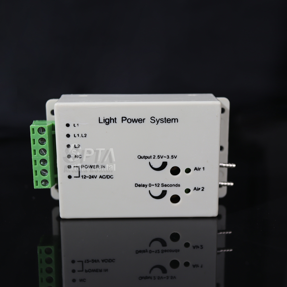 Dental Control Box Fiber Optic high speed Handpiece Light Power control box 12-24V