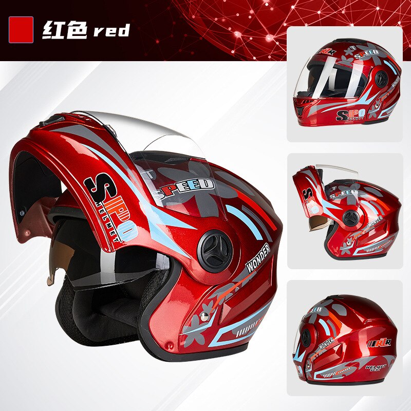 Uncovered helmet motorcycle motorcycle helmet men and women full face four season general motorcycle helmet dirt bike helmet: 04