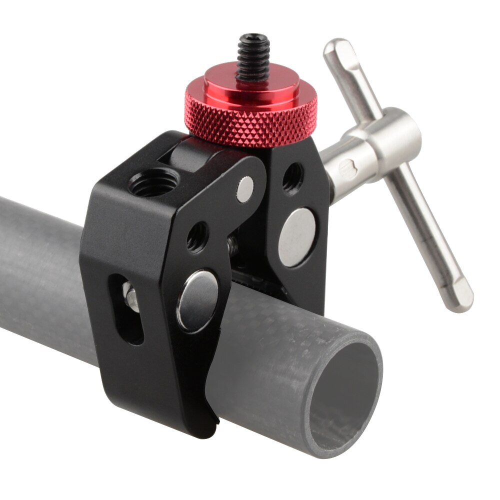HDRIG Super abrazadera con 1/4 "-20 a 1/4"-20 tornillo convertidor Mesa abrazadera de tubo para Kit de cámara