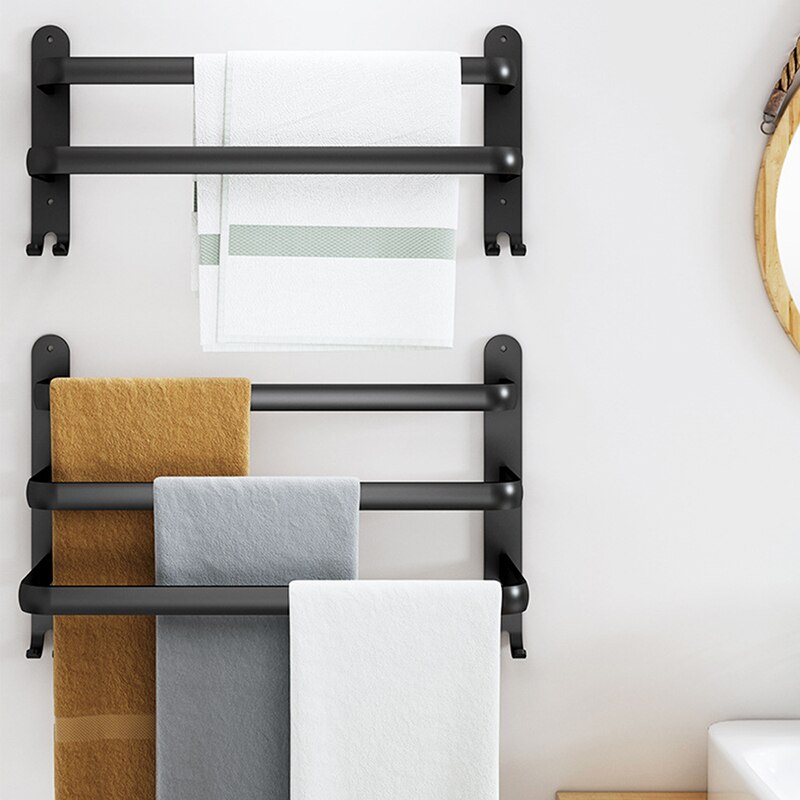 1Pc 30/40/50Cm Aluminium Wand-Badkamer Handdoek Rack Keuken Handdoek Opknoping Bar Thuis levert