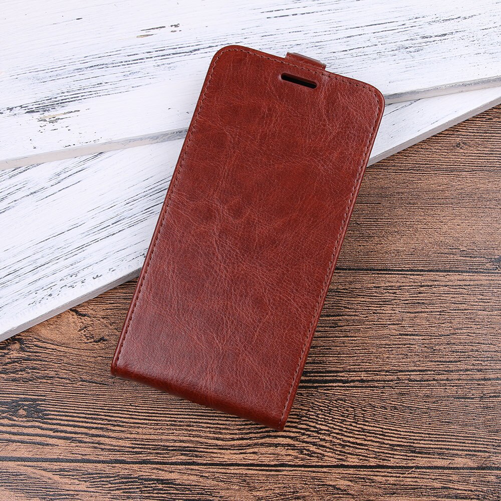 For Xiaomi Redmi 4X Case Flip Leather Case For Xiaomi Redmi 4X Vertical Cover For Xiaomi Redmi 4X 5.0'': Brown