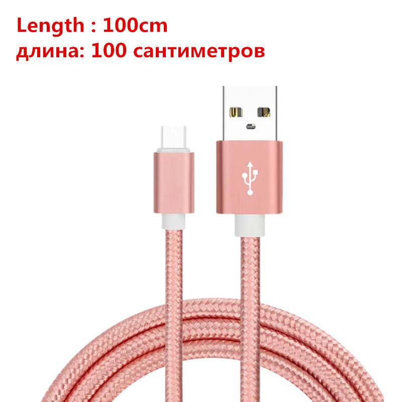 Type c-oplaadkabel en reislader voor de eu voor samsung  a9 star note 9 8 huawei nova 3 p20 pro, nokia 6.1 plus, oneplus 2, 2, 5t 6 5 3t 3: 100 cm rozenkabel