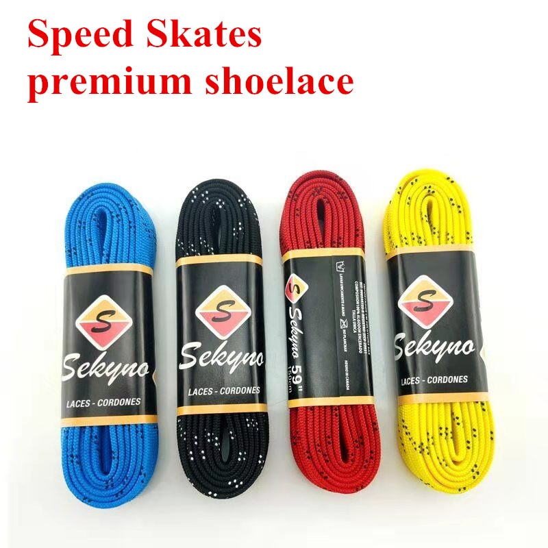 Inline-rullskridskor skosnöre 150mm 170mm längd elastisk nylon slitstark patiner gulblå röd svart spets 1.5m 1.7m