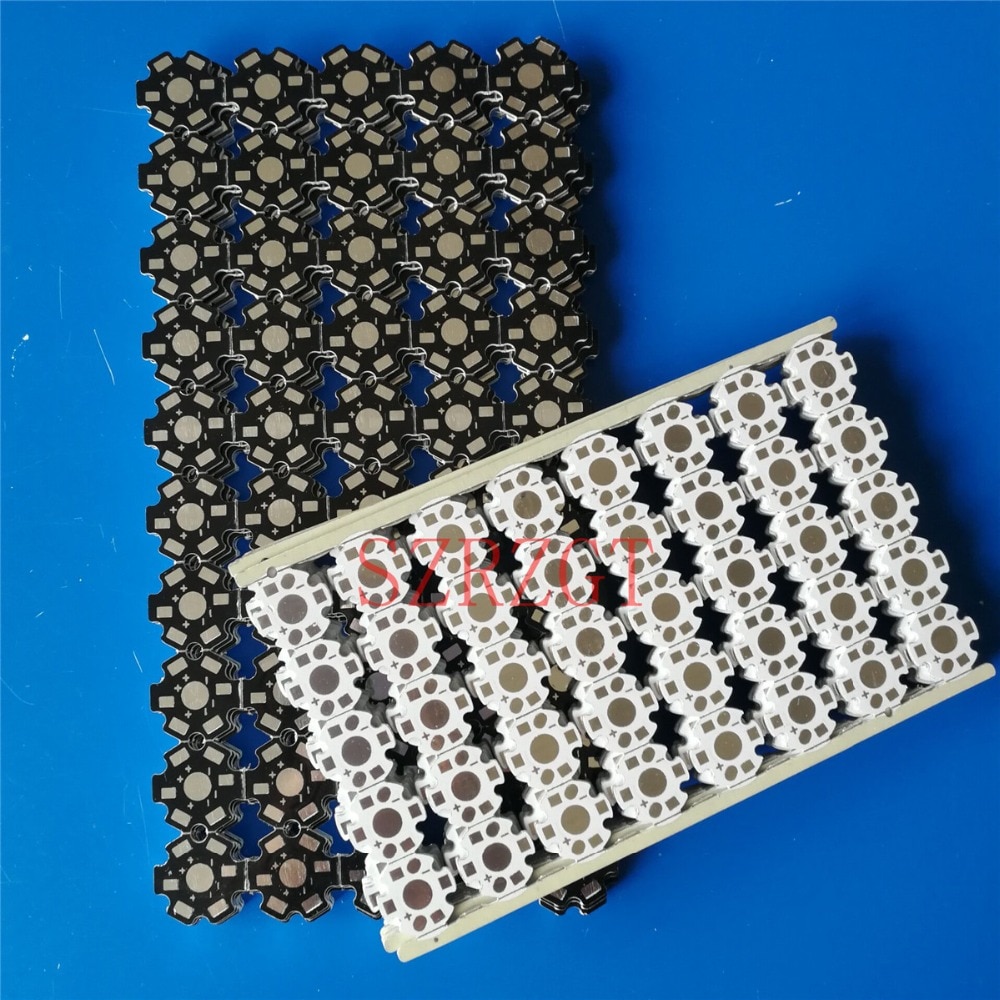 50 pcs 1000 stks/partij LED PCB koellichaam 20mm LED aluminium bodemplaat high power LED kralen radiator Gebruik voor 1/3/5 W lamp LED chip