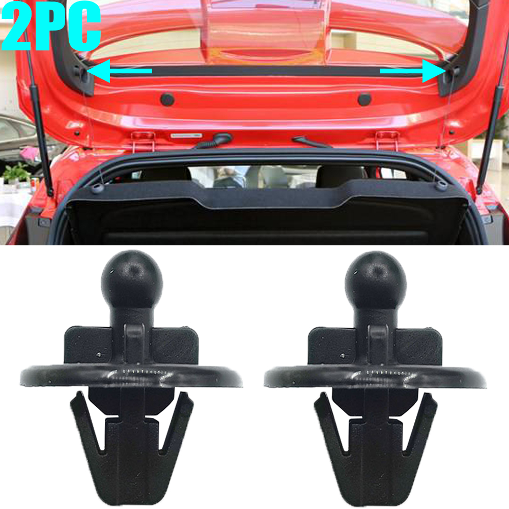 2 piezas para FORD MK5 FUSION CLIP DE SHELF DE PARCEL trasero para gancho de cuerda fijación de plástico