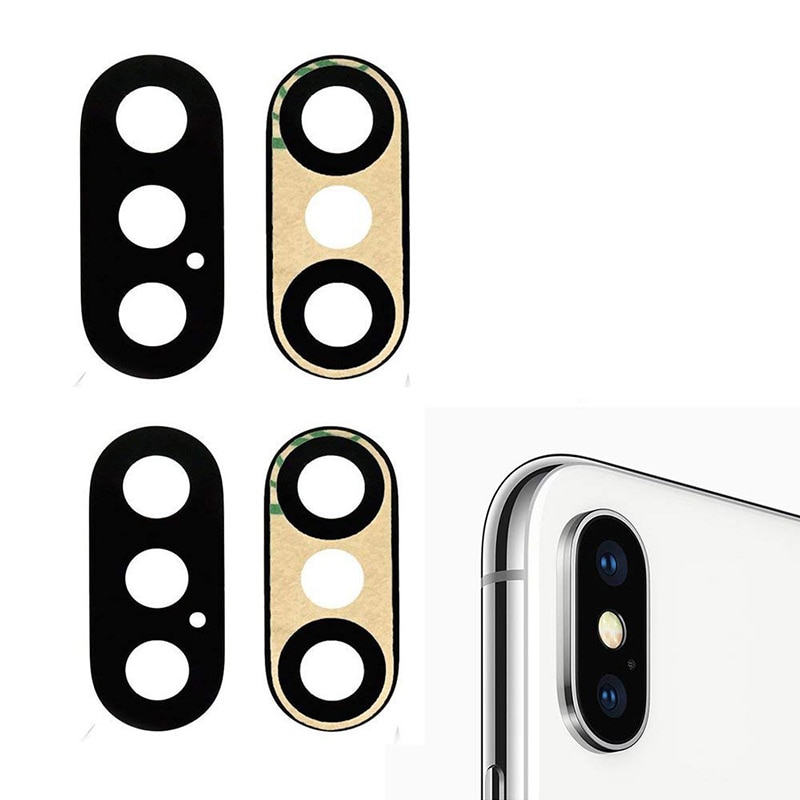 Achter Back Camera Glas Lens Cover Voor Iphone 6 6S 6SP 7 7P 8 Plus X Xr Xs 11 12 Pro Max Met Lijm En Reparatie Tools