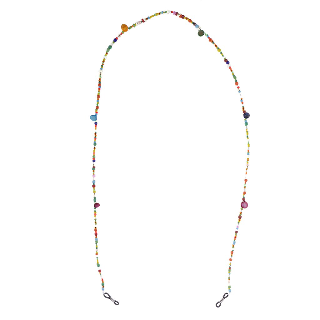 Acryl Kralen Kralen Lenzenvloeistof Ketting Sunglass Houder Ketting Anti Slip Haken Houder Keeper Lanyard Ketting Voor Bril