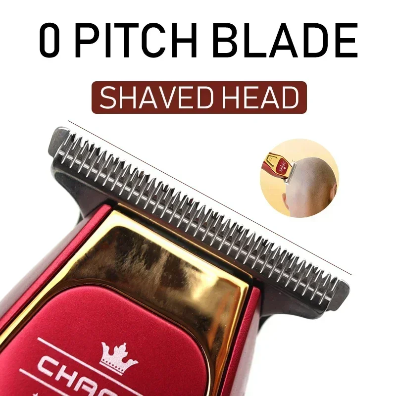 CHAOER A97 Professionelle Herren-Haarschneidemaschine, Mini-Akku-Haarschneidemaschine, 0 mm, rasierter Kopf, USB-Aufladung, Haarschneidemaschine