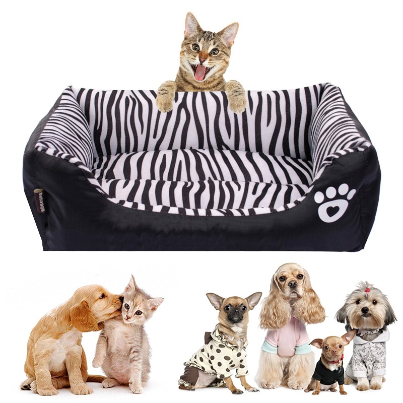 Hond Bed Huis Sofa Kennel Zachte Kat Warme Hond Nest Manden Top Hond Bedden Matten Cama Para Cachorro bed Voor Katten