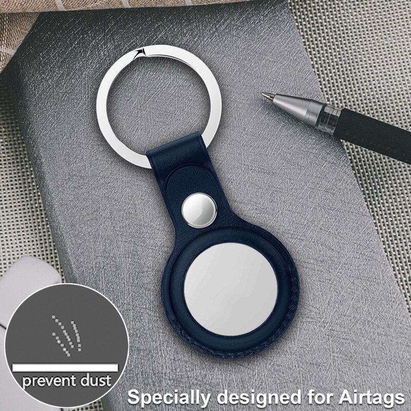 BOROFONE – housse de Protection en cuir pour étiquettes aériennes Apple, étui de luxe, antichoc, pour localisateur et traqueur
