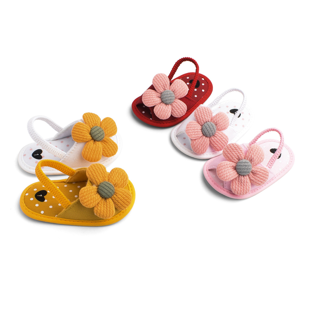 Zomer Zonnebloem Baby Sandalen Zachte Bodem Peuter Schoenen 0-1 Jaar Oude Baby Meisjes Baby Schoenen Meisjes baby Boy Schoenen
