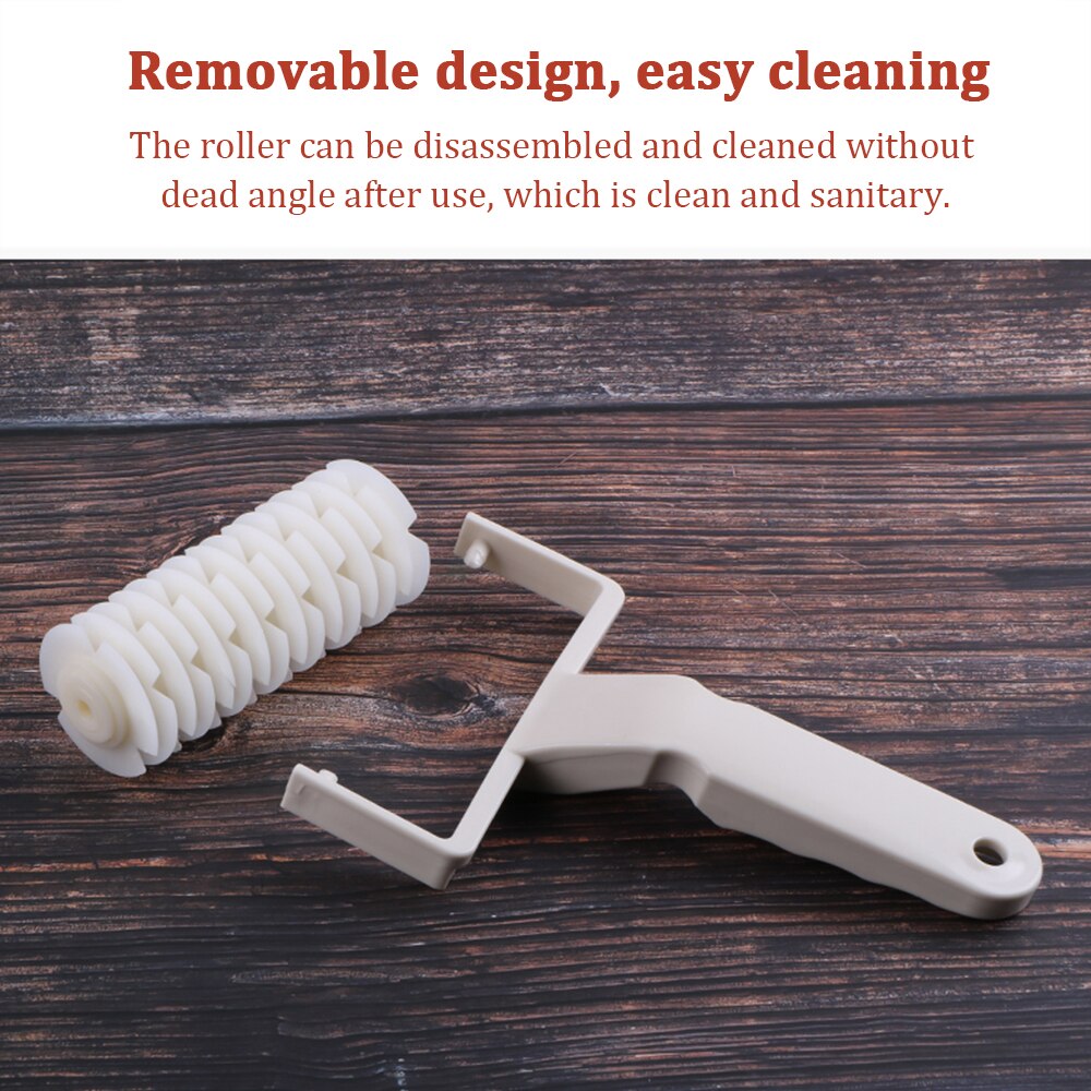 3 Sizes Kitchen Pie Pizza Biscuit Cutting Machine Pastry Plastic Baking Tools Baking Tray Embossed Dough Roller Grating Cutting