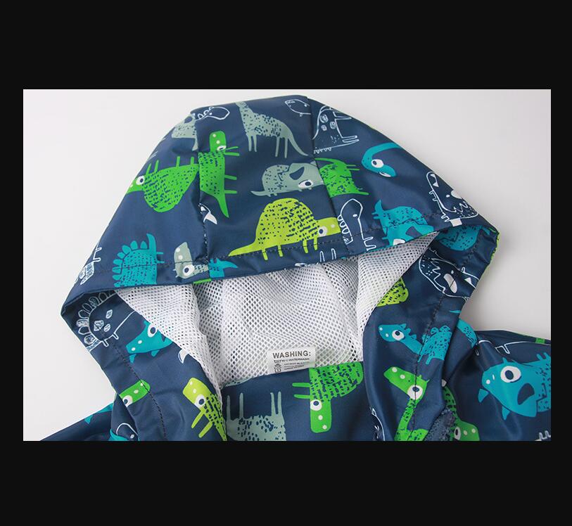 Spring And Autumn Kids Boys' Graffiti Stormsuit Children's Coat