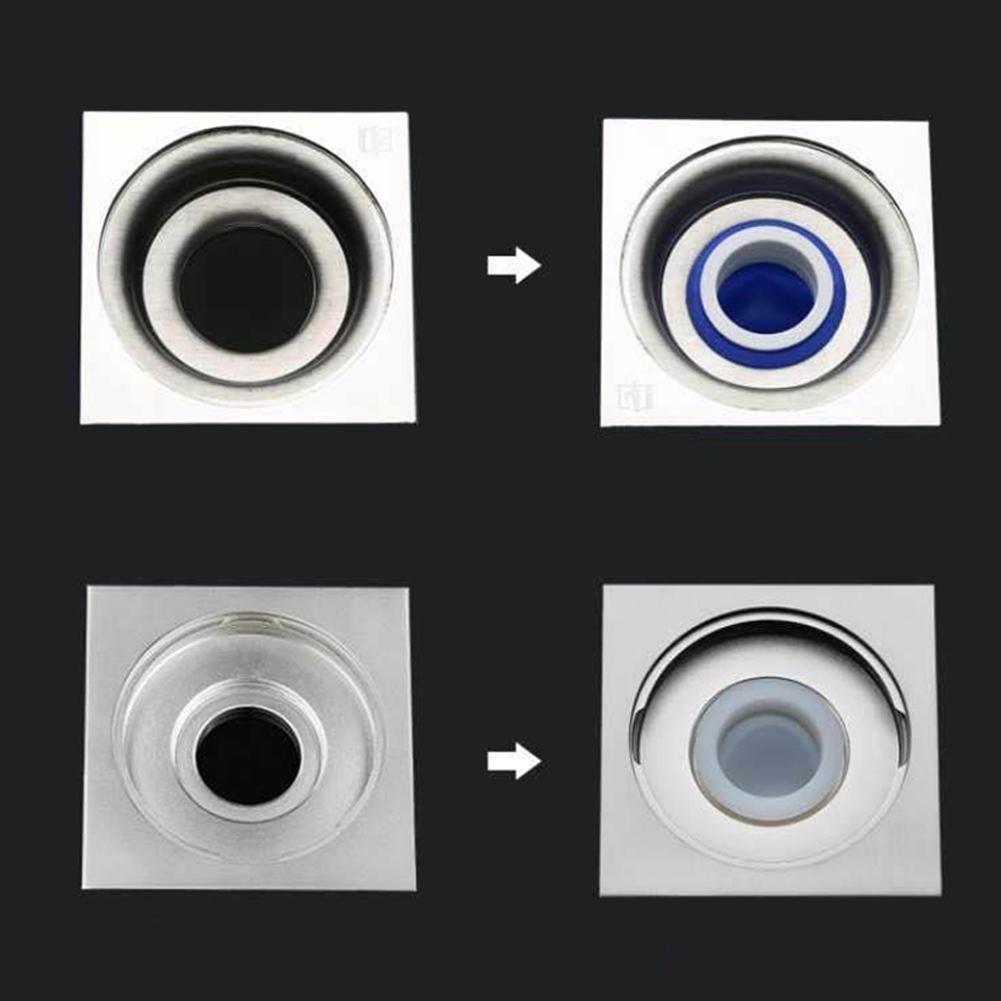 Silicone Floor Drain Drainage Pipe Deodorization Sealing Pipe Joint Floor Drain for Kitchen Bathroom