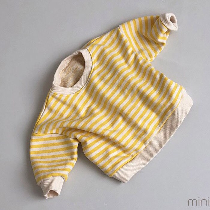 Baby Sweater En Najaar Plus Fluwelen Trui Mannen En Vrouwen Baby Eenvoudige Neutrale Trui Peuter Jongen Kleding: C / 6m