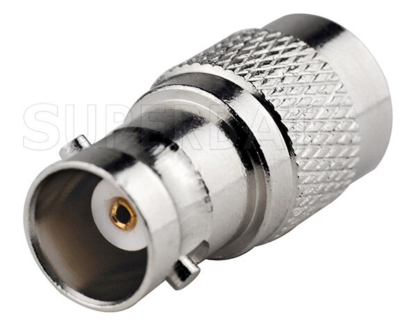 Superbat 5 pcs Connector SMA Male Plug to Female BNC Jack RF connector adapter WIFI adapter