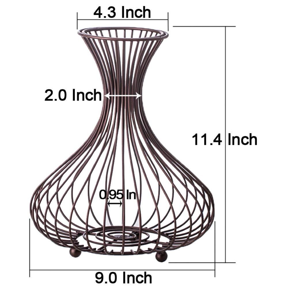 Nordic Wine Stopper Storage Basket Container Home Bar Decor Cage Rack Resin Crafts Home Accessories