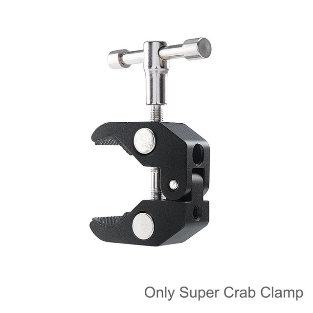 Camerahouder Scharnierende, 31 Inch Verstelbare Scharnierende Arm met 1/4 Inch 3/8 Inch Draad Scharnierende Arm Camerahouder 360 Graden Rotatie voor Cameratelefoon