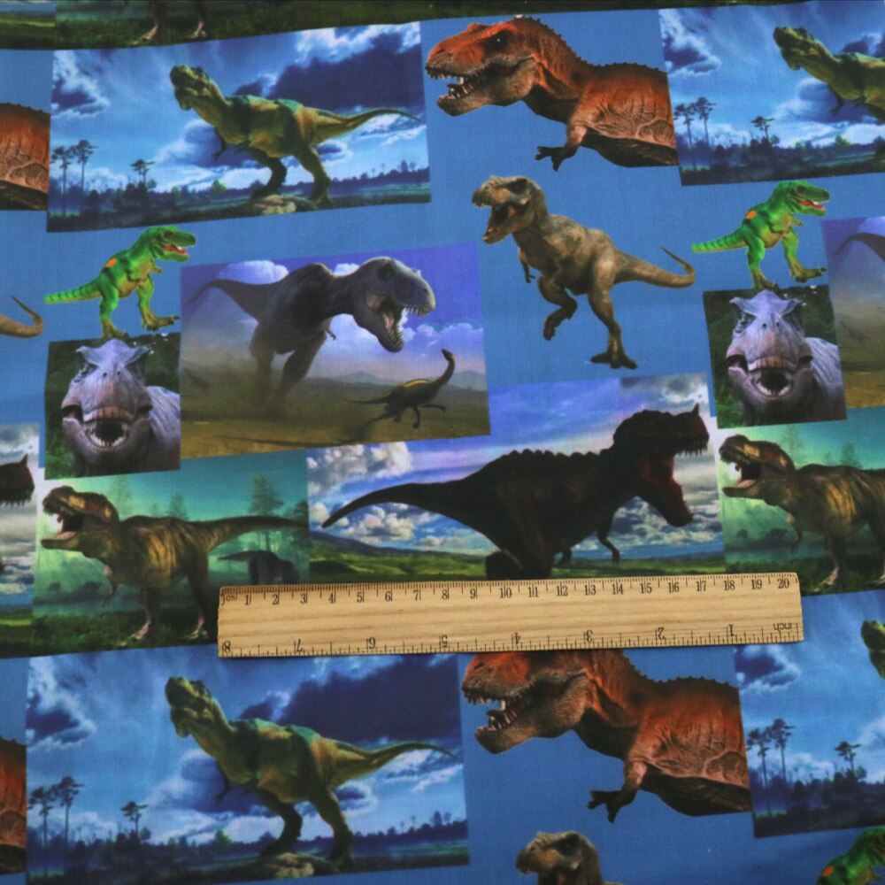 Tela de algodón y poliéster con dibujo de rayas, 50x145cm, retales para tela de marionetas, ropa, tejido acolchado, Material para muñeca, 1Yc11415: 1060975001