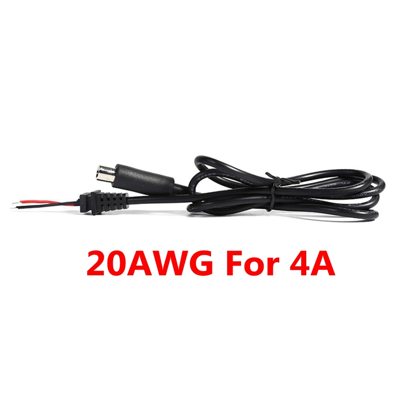 Cable de carga para patinete eléctrico Xiaomi M365 Pro, línea de salida de cargador, 42V, 2A, 3A, 4A, CC de 8mm: Azul cielo