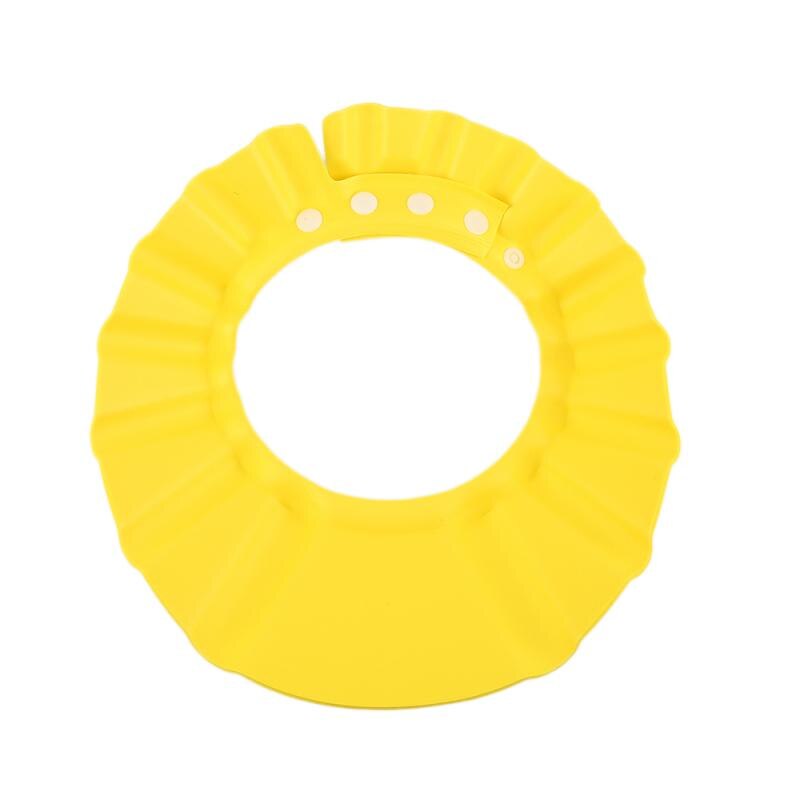 3 couleurs enfants réglable sûr shampooing douche bain doux casquettes bébé chapeaux imperméable lavage cheveux bouclier douche produit: 02
