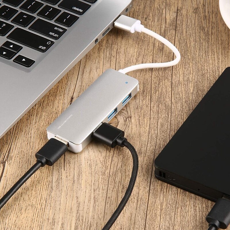 4 Port USB 3.0 Splitter Extender Mobile Phone Laptop External Cable Multi USB HUB for PC Computer