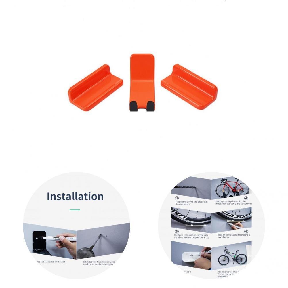 Hoge Carbon Staal Pedaal Muur Haak Anti-Corrosie Gewoon Installeren Praktische Waterdicht Fiets Pedaal Hanger