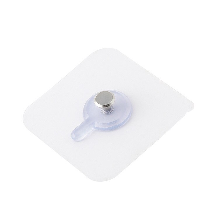 4Pcs PVC Strong Adhesive Nails Wall Poster Seamless Wall Hook Waterproof Durable Transparent Kitchen Bathroom Screw Hook Hanger: 4pc Photo album hook