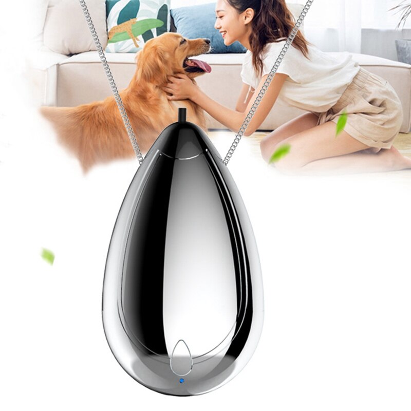 3 Pack Mini Wearable Air Purifier, Personal Travel Size Air Purifier, Necklace & Portable USB Charging Smoke Purifier