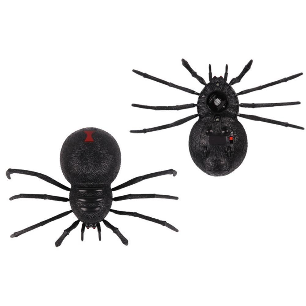 Remote Control Simulation Spider Prank Toy Toy Spider Control Climbing Remote RC Spider Scary Decoration Halloween U5F7