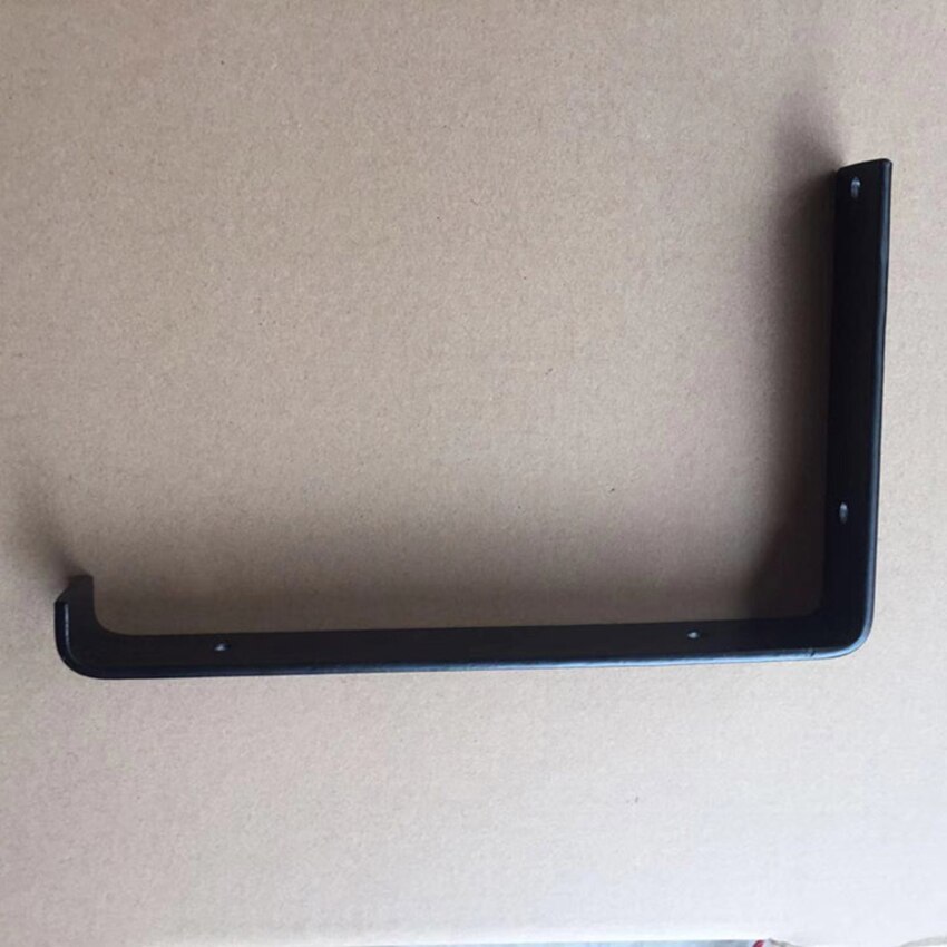2PCS/Set 4mm Thick Heavy Duty Shelf Brackets - Rustic Modern Farmhouse Iron Metal Wall Floating Brace Support, 20/25/30cm