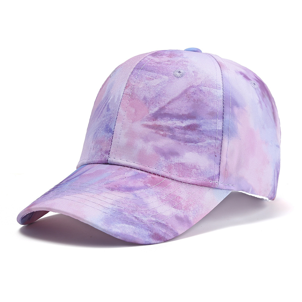 Tie Dye Graffiti Baseball Caps For Men Women&#39;s Kpop Multicolor Irregular Print Snapback Cap Outdoor Streetwear Sun Hat: 02