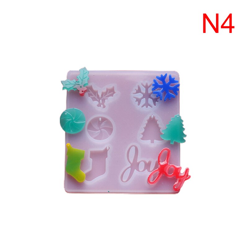 3D Halloween citrouille Silicone résine époxy moules arbre de noël aromathérapie bougie faisant forme outil de décoration: N4