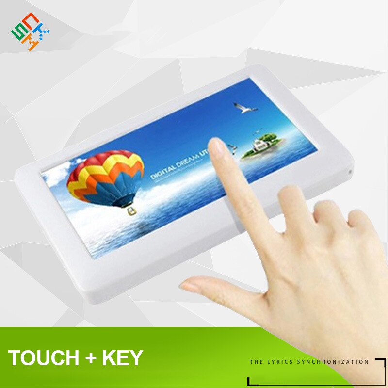 4.3 inch Video Player Button+ HD Touch Screen Resistive/Capacitive 8GB MP4 Photo E-Book Reader Portable Music MP5
