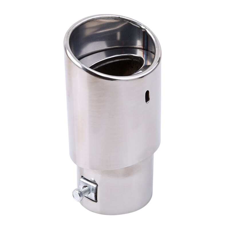 Universal Car Rear Ronde Uitlaatpijp Staart Uitlaat Tip Chrome Rvs Auto Uitlaat Tip Vervanging Auto Accessoires