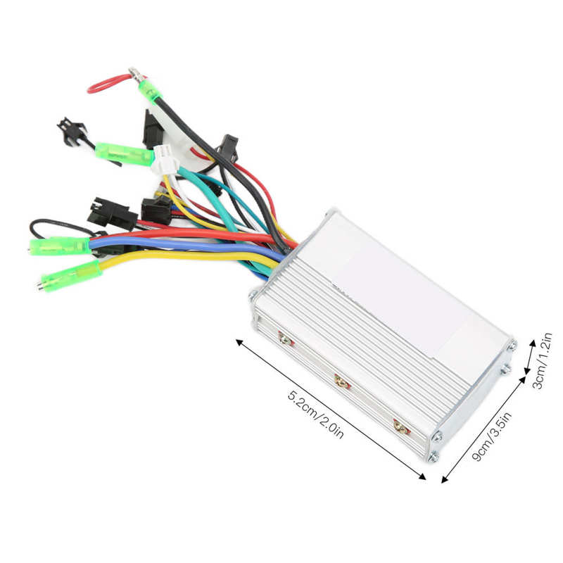 Brushless Motor Controller 24V/36V 13A Electric Brushless Controller Aluminum Alloy for Scooters for Electric Bicycles