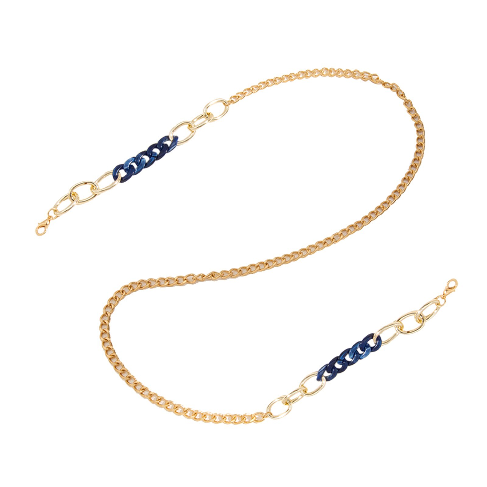 Acrylic Mask Hanging Rope Face Mask Lanyard Storage Hook Handy Convenient Holder Rope Antilost Antidrop Glasses Rope: Blue