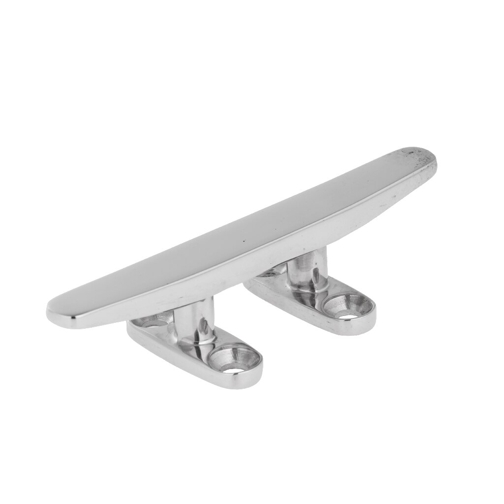 Marine 316 Stainless Steel Heavy Duty Hollow Base Boat Yachts Cleat 4inch