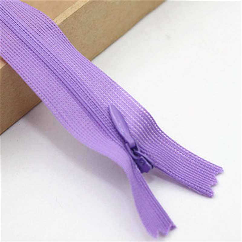 60cm cremalleras invisibles DIY Nylon bobina cremallera para costura ropa cojín herramienta cojín sastre: 11