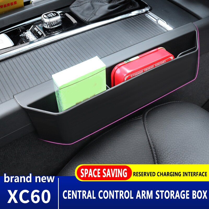 För volvo  xc60 special armstöd förvaringsbox låda växellåda sidodörr förvaringsbox för  s60 v60 biltillbehör
