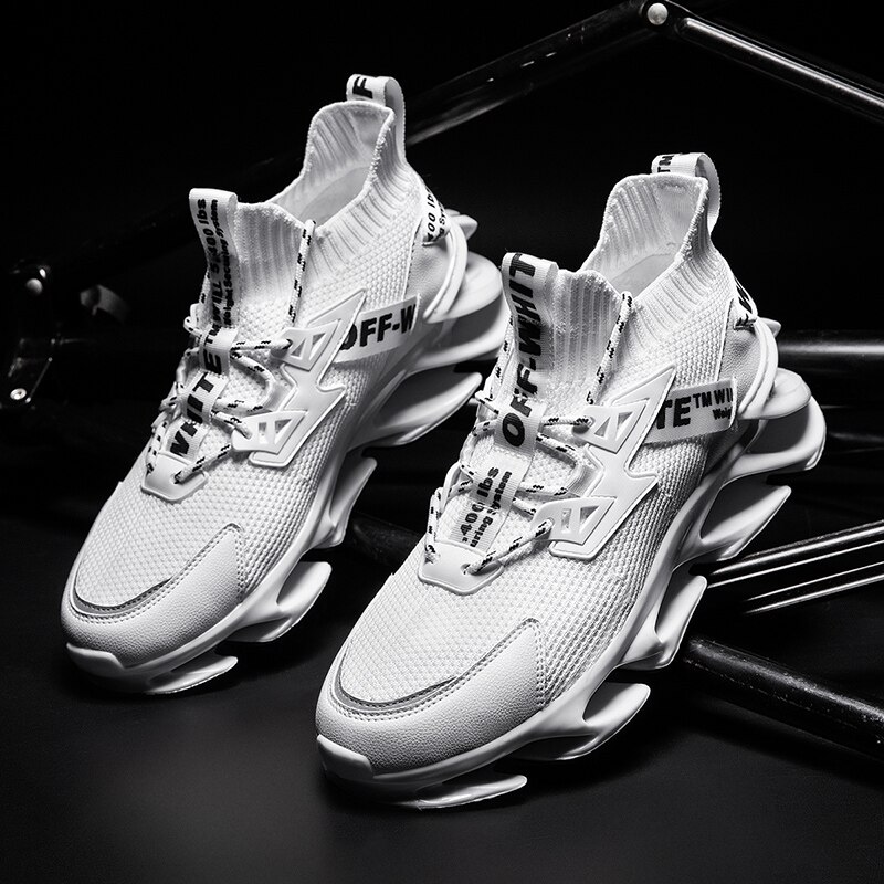 Kina 60%  rabatt konkurrenskraftigt pris stickade sneakers för män sneakers tianers skor män sportskor röda skor: Vita skor / 39
