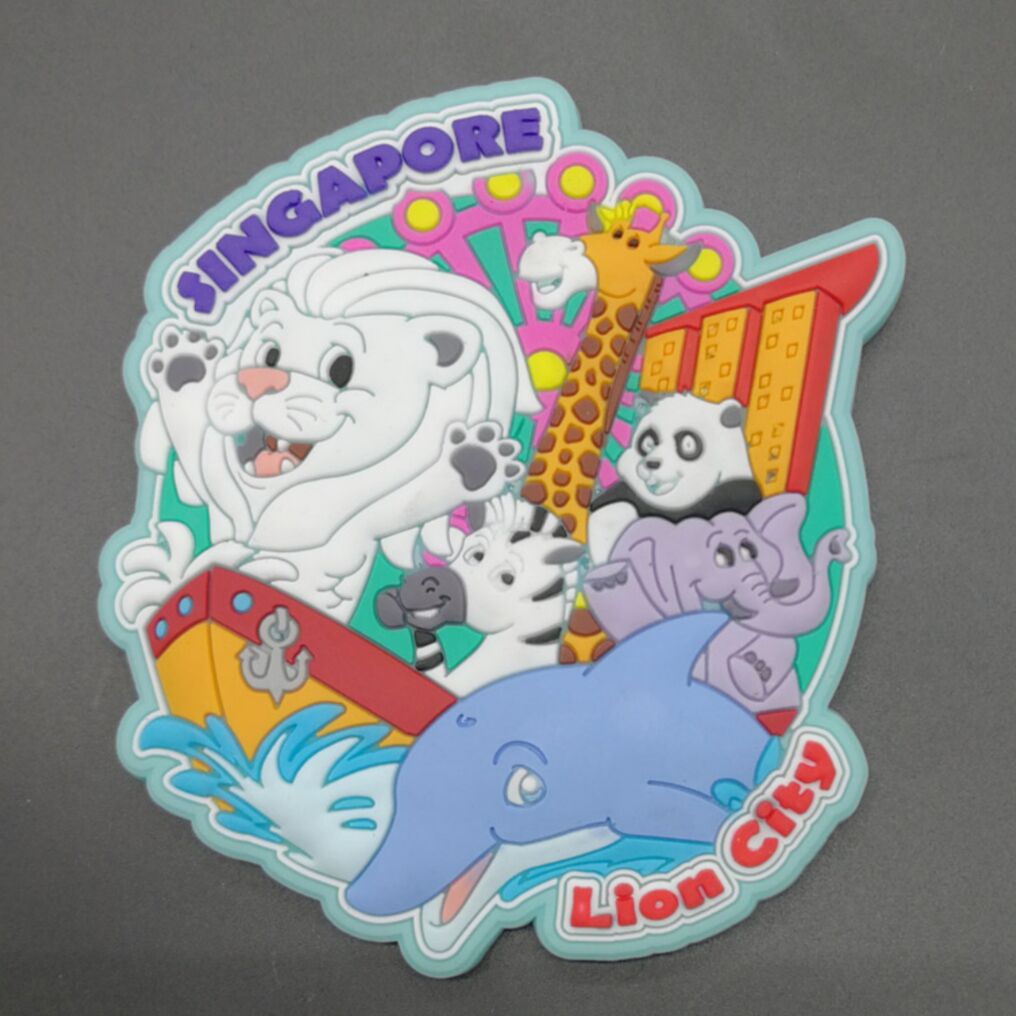 Singapore Rubber Fridge Magnet Tourist Souvenirs Refrigerator Magnetic Stickers Travel collection