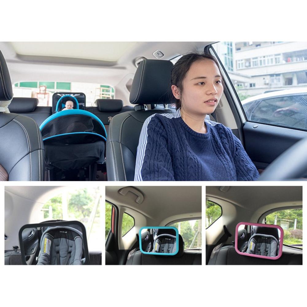 Bébé voiture miroir réglable siège arrière de voiture rétroviseur face à l'appui-tête montage enfant enfants infantile bébé sécurité vue arrière rétroviseur